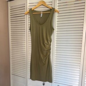 Athleta Olive Green Sleeveless Dress Size Medium